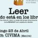 «Leer»,es la nueva obra de teatro en Manilva que se representará este domingo