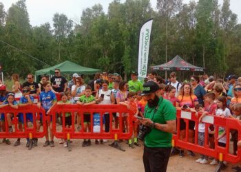 Hoy se ha celebrado la prueba del provincial de Ciclismo (Rally BTT) en Bahía de Casares.