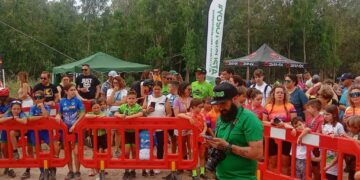 Hoy se ha celebrado la prueba del provincial de Ciclismo (Rally BTT) en Bahía de Casares.