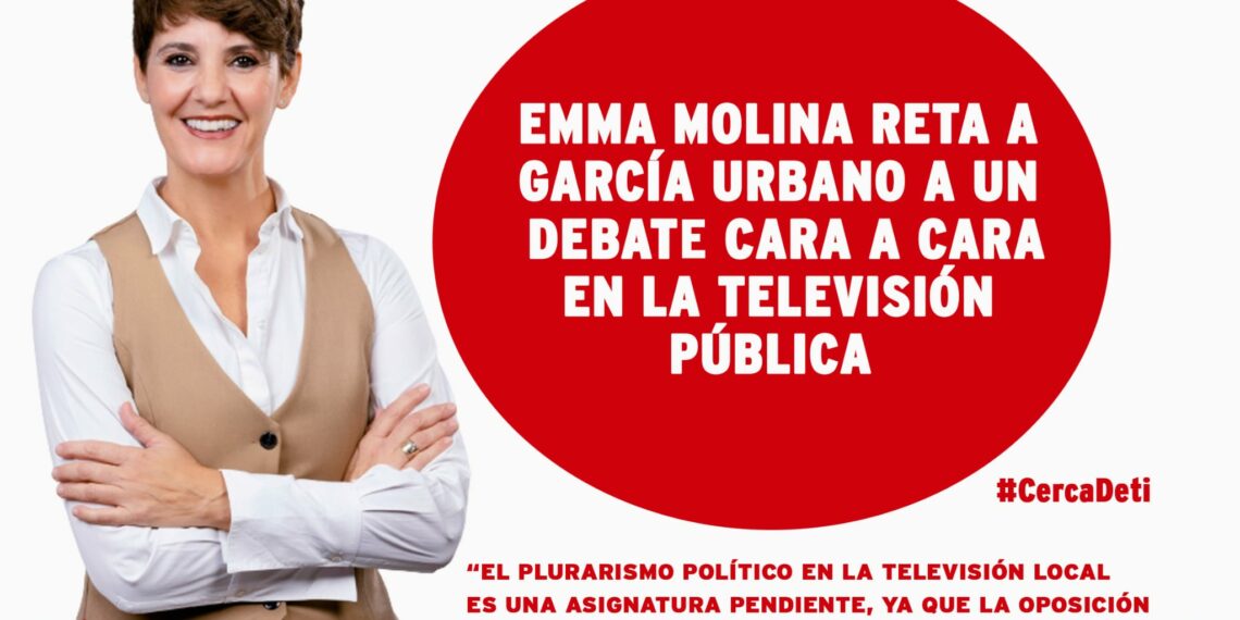 El PSOE reta a García Urbano a un debate televisado