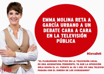 El PSOE reta a García Urbano a un debate televisado