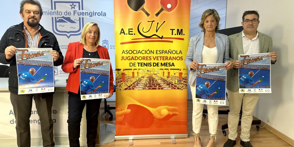 La Asociación Española de Veteranos de Tenis de Mesa elige Fuengirola para celebrar su torneo anual, que reunirá a más de 500 deportistas