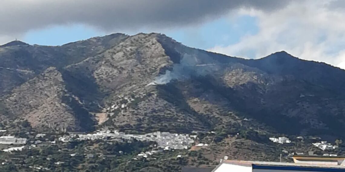 Declarado un incendio forestal en Mijas