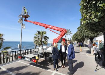 Marbella contará con un sistema de cámaras en la playa que permitirá consultar el grado de ocupación