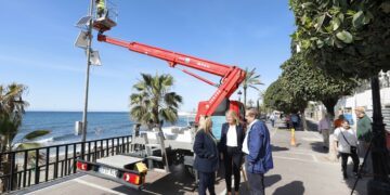 Marbella contará con un sistema de cámaras en la playa que permitirá consultar el grado de ocupación