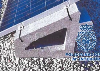 Intervienen 1.500 soportes de hormigón para placas solares que vulneraban los derechos registrados