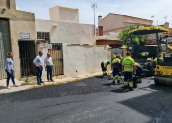 Reasfaltado de la zona del Tejarillo en Manilva