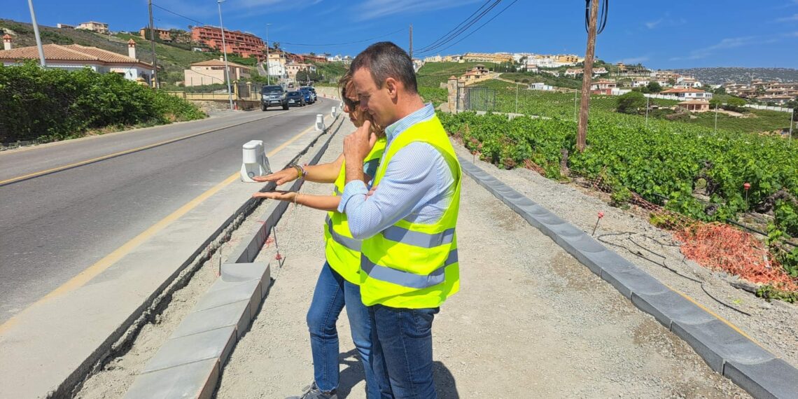 Los trabajos de la senda peatonal avanza a buen ritmo 