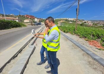 Los trabajos de la senda peatonal avanza a buen ritmo 