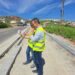 Los trabajos de la senda peatonal avanza a buen ritmo
