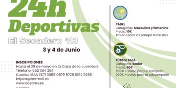 24 Horas Deportivas de Secadero el finde seman del 3 y 4 de junio