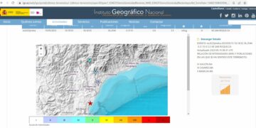 Un terremoto de magnitud 3.3 se registró ayer cerca de Casares