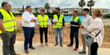 La restauración de taludes de la carretera MA-8300, una actuación paisajística que va a mejorar la imagen de Casares