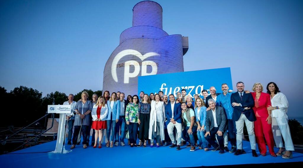 El Parque de la Batería acogió la presentación de candidatura del PP