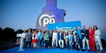 El Parque de la Batería acogió la presentación de candidatura del PP