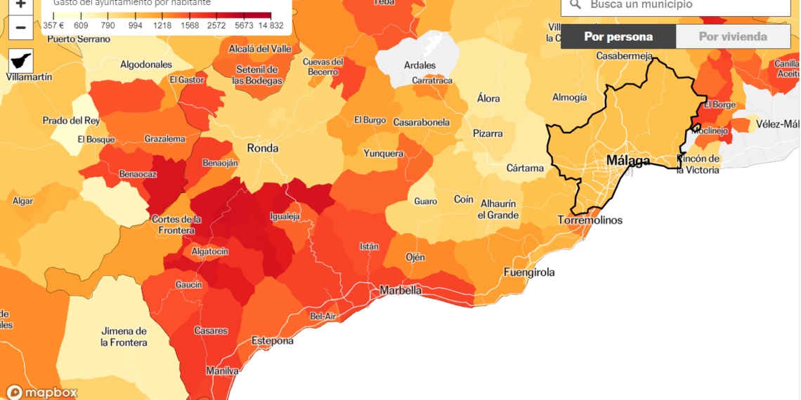 Costa del Sol: cuánto gasta cada Ayuntamiento en sus habitantes