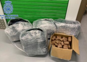 Desarticulada una red criminal que enviaba droga a Alemania oculta en palés