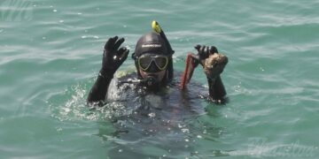 Manilva lleva a cabo una limpieza de fondos marinos con motivo del Día Mundial del Medioambiente