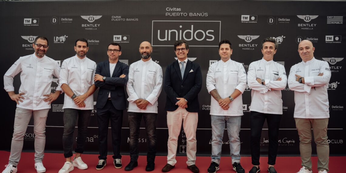 Puerto Banús celebró la cena de gala UNIDOS con siete chefs Estrella Michelin y más de 200 invitados
