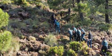 Rescatada una mujer que se desorientó tras sufrir un accidente en Igualeja