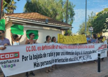 CCOO denuncia el hacinamiento del alumnado en los centros docentes públicos de la Costa del Sol, y sobre todo en Benalmádena