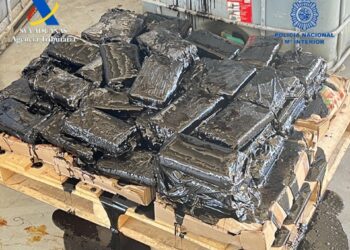 Intervenidos 65 kilos de cocaína ocultos en un bidón de azúcar de caña en el puerto de Málaga