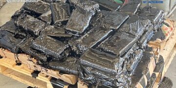 Intervenidos 65 kilos de cocaína ocultos en un bidón de azúcar de caña en el puerto de Málaga