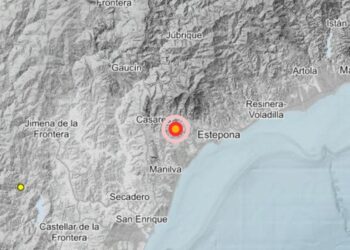 Registrado un terremoto de magnitud 3 con epicentro en Casares