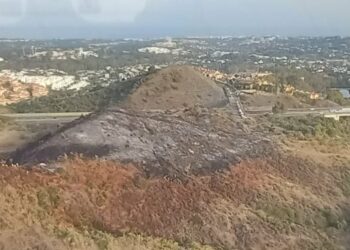 Extinguido el incendio forestal declarado en Marbella