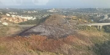 Extinguido el incendio forestal declarado en Marbella