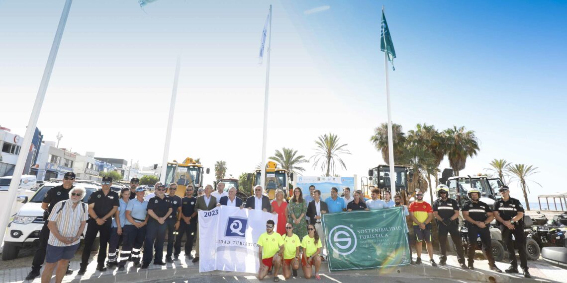 Marbella eleva a 18 las playas con el certificado ‘Q’ de calidad turística y se sitúa a la cabeza del ranking nacional