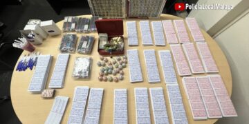 Desmantelan un bingo clandestino e intervienen una máquina automatizada de fabricación casera