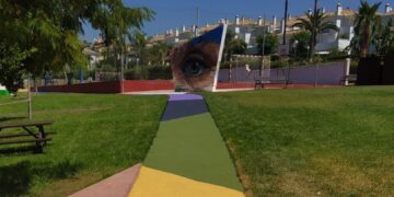 Continúa la regeneración de la zona de Los Alegres con un colorido circuito de senderos