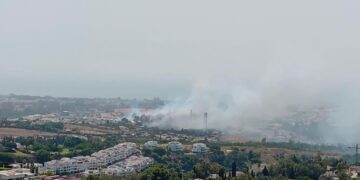 Controlado el incendio declarado en el polígono industrial de San Pedro