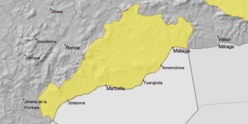 Activado el aviso amarillo en la Costa del Sol por máximas de 36 grados