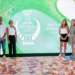 Las jóvenes emprendedoras, Gabriela Sánchez y Fabiola Sánchez, presentan un innovador odotipo en la Solheim Cup