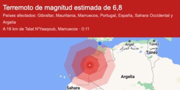 Un fuerte terremoto en Marruecos hace temblar toda Andalucía