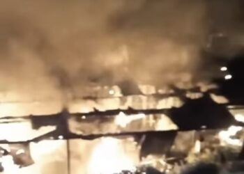 Calcinado un pub irlandés en Calahonda