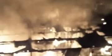 Calcinado un pub irlandés en Calahonda