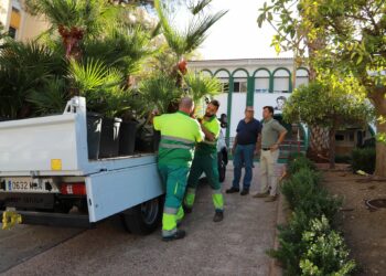 Marbella culmina la remodelación  del muro perimetral y de la entrada del CEIP Federico García Lorca