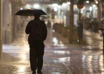 Activado el aviso amarillo por lluvias y tormentas este viernes en las ocho provincias andaluzas