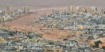 Bomberos de Málaga prestan ayuda en las tareas de rescate tras las inundaciones en Libia