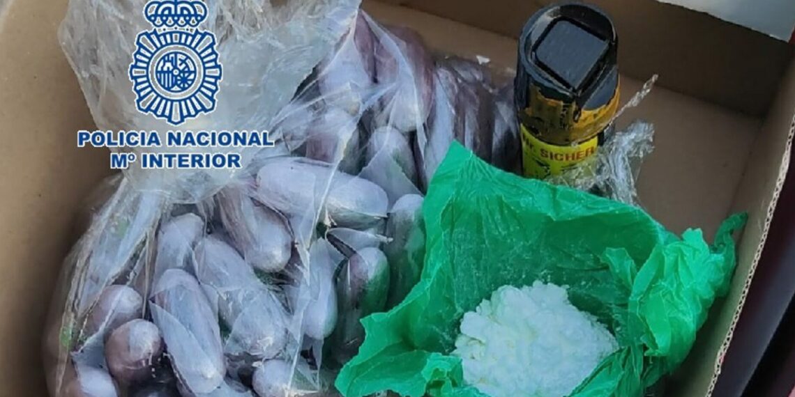 Dos detenidos en Marbella por transportar en un vehículo 70 bellotas de hachís ocultas en una caja de zapatos