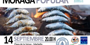 La Moraga Popular volverá a rendir homenaje al sector del turismo de Marbella, repartiendo más de 1.500 kilos de sardinas