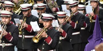 Músicos denuncian una agresión con gas pimienta en una procesión en Málaga