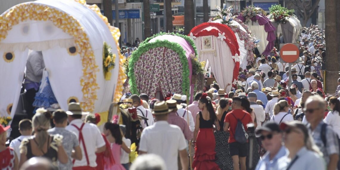 Alrededor de 60 carretas participan este domingo en la Romería de San Miguel de Torremolinos