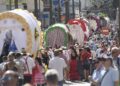 Alrededor de 60 carretas participan este domingo en la Romería de San Miguel de Torremolinos