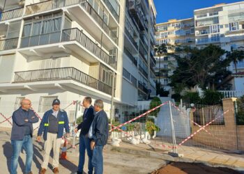 Comienzan las obras de saneamiento de calle Alhamar de Mijas
