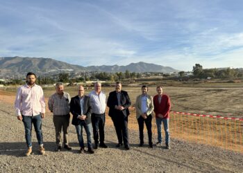 Las obras del gran parque de Mijas alcanzan el 15% de su ejecución