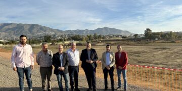 Las obras del gran parque de Mijas alcanzan el 15% de su ejecución